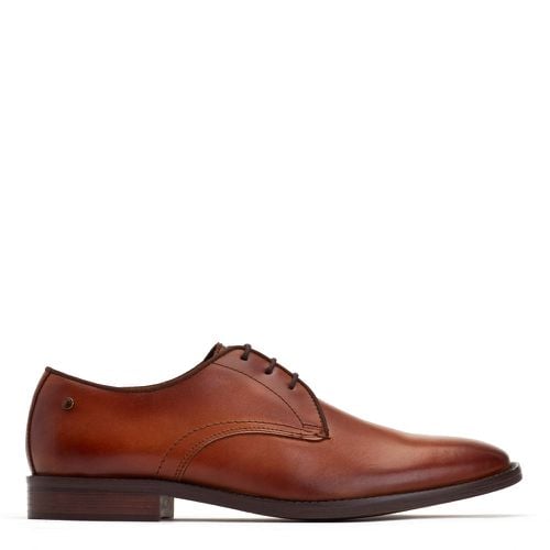 ™ Mens Bronte Washed Leather Derby Shoes UK 10 - Base London - Modalova