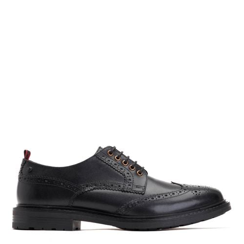 ™ Mens Jagger Waxy Leather Brogue Shoes UK 11 - Base London - Modalova