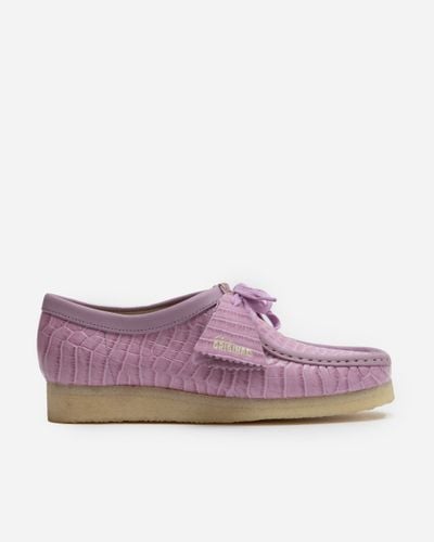 Wallabee 42 - Mauve Croc - CLARKS ORIGINALS - Modalova