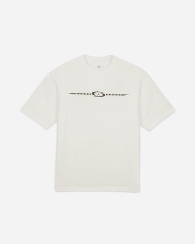 X Travis Scott Logo T-shirt SAIL - S - Jordan Brand - Modalova