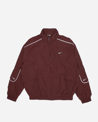 Solo Swoosh Woven Track Jacket XS - DARK PONY/WHITE - Nike - Modalova