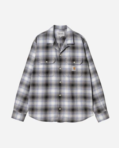 L/S Blanchard Shirt XS - Blanchard Check, Charm - Carhartt WIP - Modalova