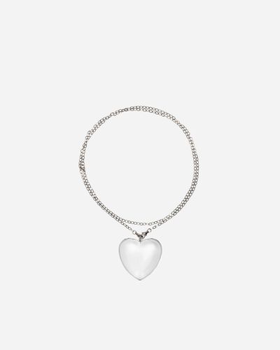 Small Heart Necklace Clear - ONE SIZE - The Good Statement - Modalova