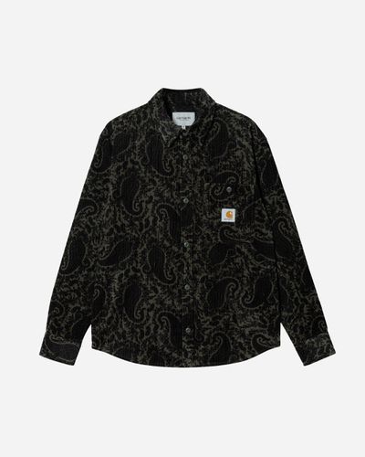 Long Sleeve Flint Shirt S - Paisley Print, Plant - Carhartt WIP - Modalova