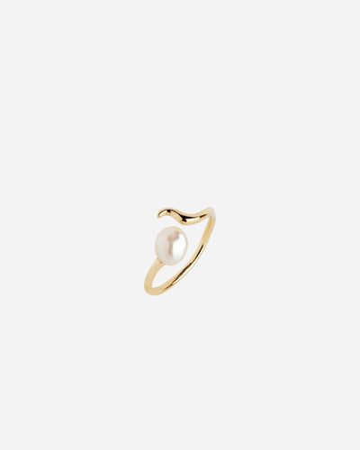 Moonshine Ring 52 - Goldplated Silver - Maria Black - Modalova