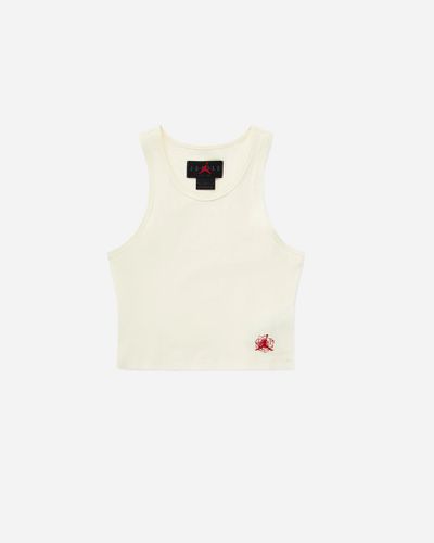 Jordan x Teyana Taylor Tank Top COCONUT MILK/GYM RED - M - Jordan Brand - Modalova