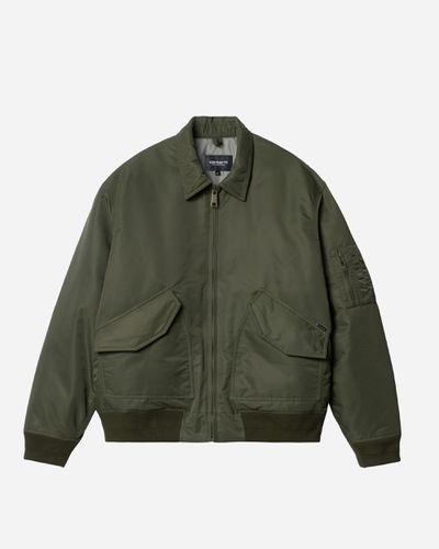 Olten Bomber Plant / Smoke - S - Carhartt WIP - Modalova