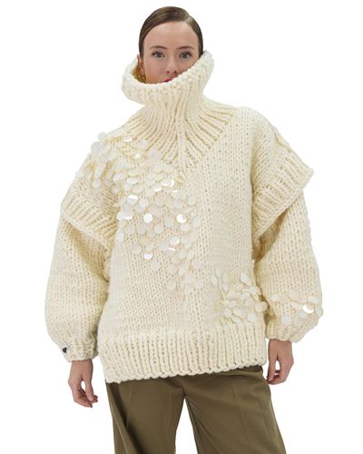 Sequins Elegance Sweater - Mumshandmade - Modalova