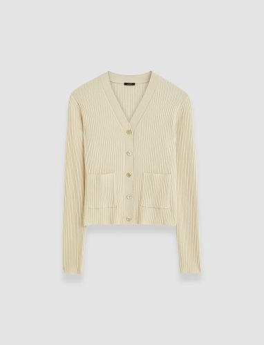 Fine Merino Rib Cardigan - L - Joseph - Modalova