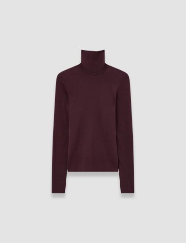 Silk Stretch High Neck Top - L - Joseph - Modalova