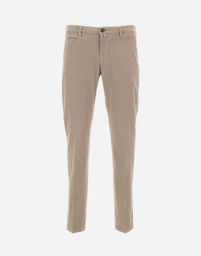 Herren Beiger Stretch Baumwollhose - Briglia - Modalova