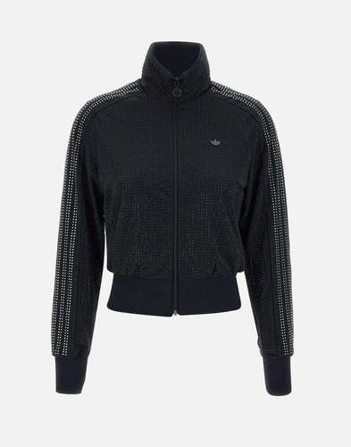 Stones Track Top Schwarzes Sweatshirt - Adidas - Modalova