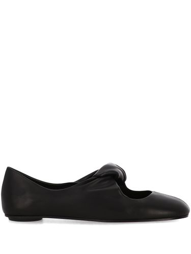 Schwarze Leder Ballerinas - Alexander McQueen - Modalova