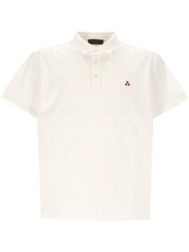 Weißes Polo mit Logo - Peuterey - Modalova