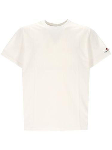 Weißes T-Shirt mit Logo - Peuterey - Modalova