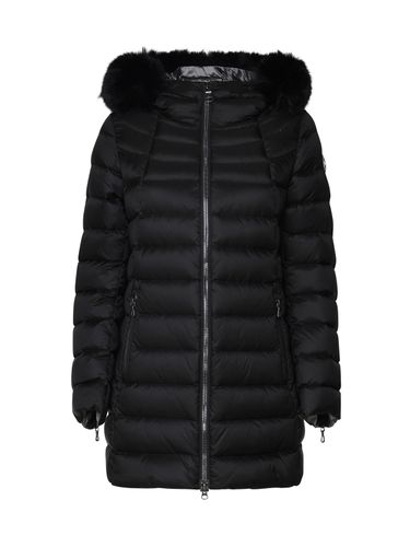 Schwarze lange gepolsterte Jacke mit Kapuze - Colmar Originals - Modalova