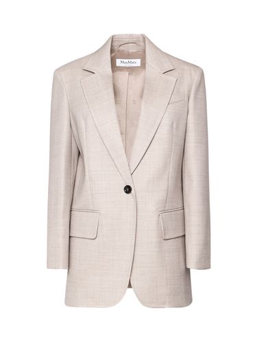 Beige Virginwoll-Blazer - Max Mara - Modalova