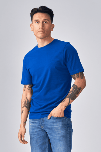 Basic T -Shirt - schwedisch blau - Mann - TeeShoppen - Modalova