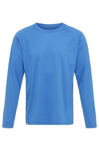 Langarmes Trainingst-Shirt-Blau - Mann - TeeShoppen - Modalova