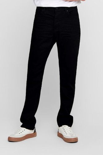 Mike Stretch Jeans - schwarz - normale Passform - Mann - Only & Sons - Modalova