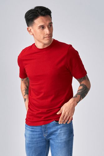 Bio -Basis -T -Shirt - Rot - TeeShoppen - Modalova