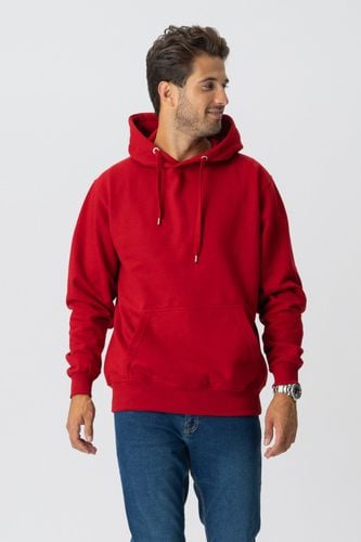 Basic Hoodie - Rot - Mann - TeeShoppen - Modalova