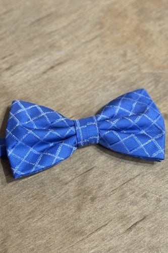 Bowtie - Kariert Blau - Mann - TeeShoppen - Modalova