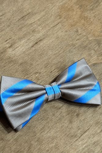 Bowtie - Gold/Hellblau - Mann - TeeShoppen - Modalova