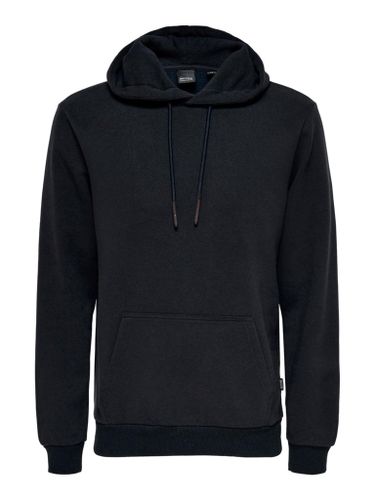 Klassischer Schweiß Hoodie - Dark Navy - Mann - Only & Sons - Modalova