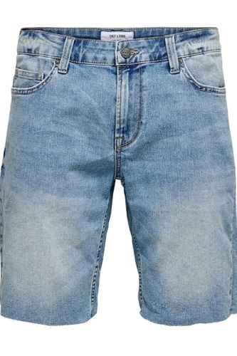 Denim Shorts - Hellblau - Mann - Only & Sons - Modalova