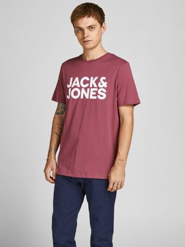 Ecorp Logo Tee O -Neck - Hawthorn Rose - Mann - Jack & Jones - Modalova