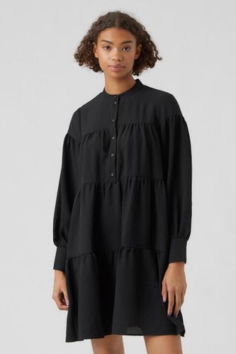 Hymnen Langarm Kleid - schwarz - Vero Moda - Modalova