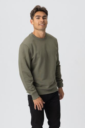 Sweatshirt Crewneck - Armeegrün - Mann - TeeShoppen - Modalova