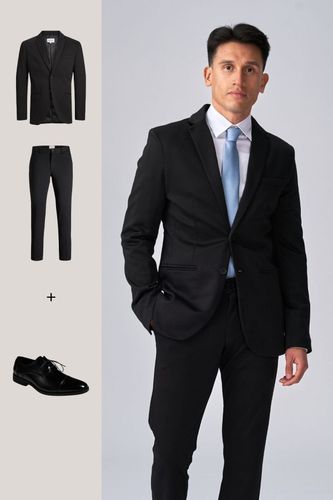 The Original Performance Suit + Derby Shoes - Package Deal - Mann - TeeShoppen - Modalova