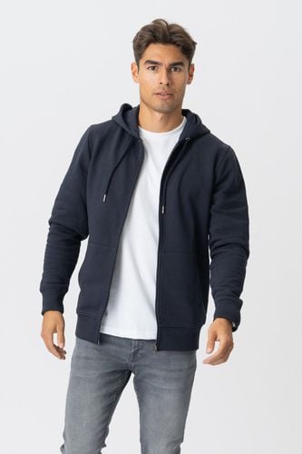 Zip Hoodie - Marineblau - Mann - TeeShoppen - Modalova