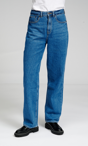 The Original Performance Lose Jeans - mittelblauer Denim - Damen - TeeShoppen - Modalova