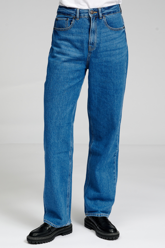 The Original Performance Lose Jeans - mittelblauer Denim - Damen - TeeShoppen - Modalova