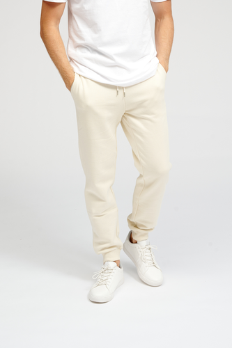 Basic Jogginghose - Leichtes Beige - Mann - TeeShoppen - Modalova