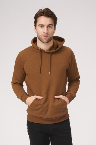 Basic Hoodie -Schweiß - braun - Mann - TeeShoppen - Modalova