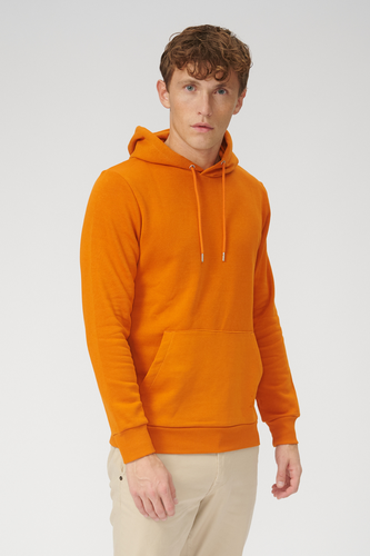 Basic Hoodie -Schweiß - Orange - Mann - TeeShoppen - Modalova