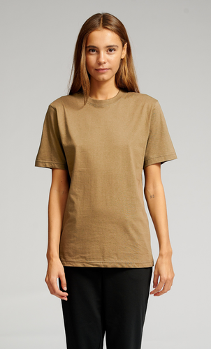 Oversized T -Shirt - Khaki - TeeShoppen - Modalova