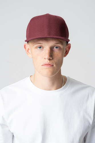 Klassiker Snapback - Kastanienbraun/Maroon - Mann - TeeShoppen - Modalova