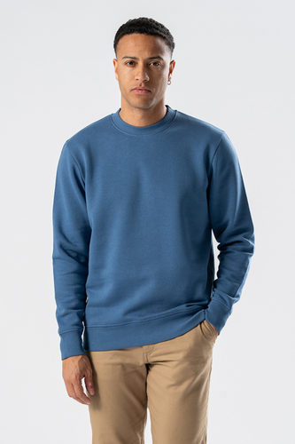 Sweatshirt Crewneck - staubig blau - Male - TeeShoppen - Modalova