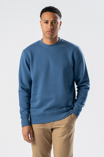 Sweatshirt Crewneck - staubig blau - Mann - TeeShoppen - Modalova