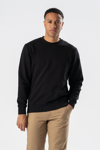 Sweatshirt Crewneck - Schwarz - Mann - TeeShoppen - Modalova