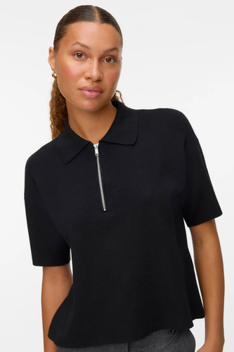 Gold 2/4 Poloneck Pullover Schwarz - Size XS - Damen Pullover - Vero Moda - Modalova