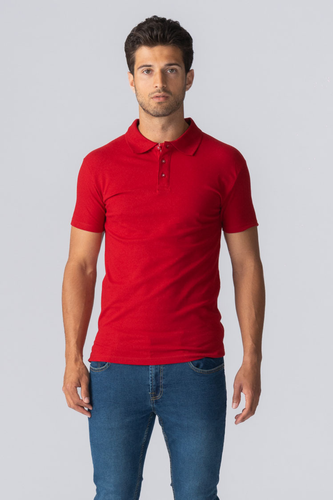 Muscle Poloshirt - rot - Mann - TeeShoppen - Modalova