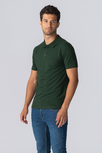 Muscle Poloshirt - dunkelgrün - Mann - TeeShoppen - Modalova