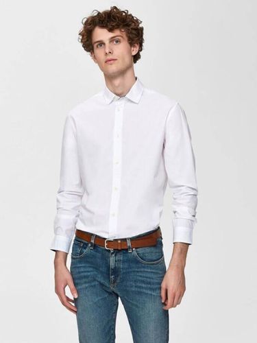 Oxford -Hemd - Weiß - Male - Selected Homme - Modalova