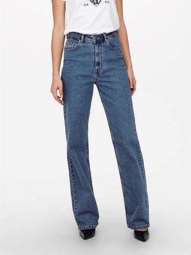 Camille Wide Leg Jeans - Blue Denim - ONLY - Modalova